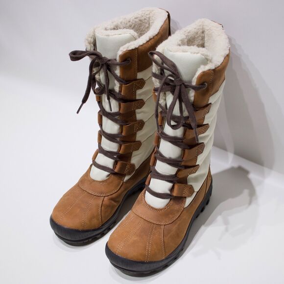 NWOB Timberland Mt. Holly Tall Waterproof Fleece Lined Winter Snow Boots Women 8 - Picture 11 of 12